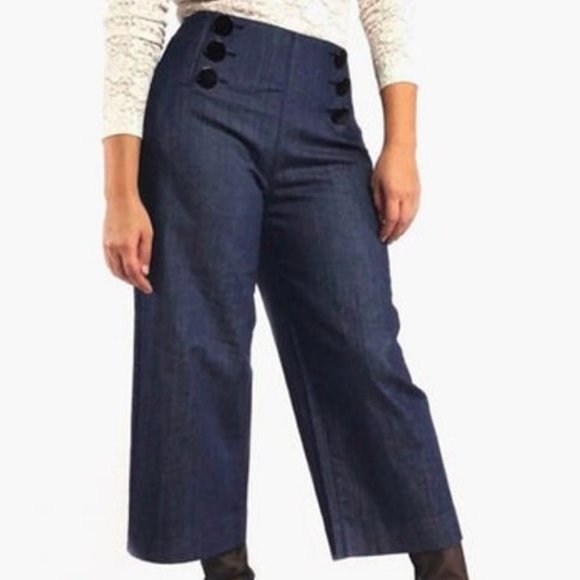 Kate Spade Broome Street Wide Leg Jean - Picture 1 of 10